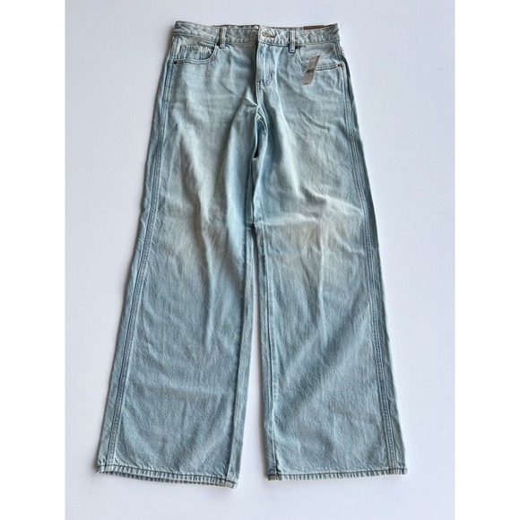 PacSun Denim - PacSun Casey Low Rise Baggy Wide Leg Light Wash Jeans Women's Size 27 NWT